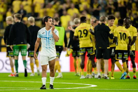 Nais Djouahra of Rijeka looks dejected