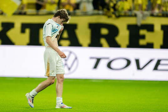 Gabriel Rukavina of Rijeka looks dejected