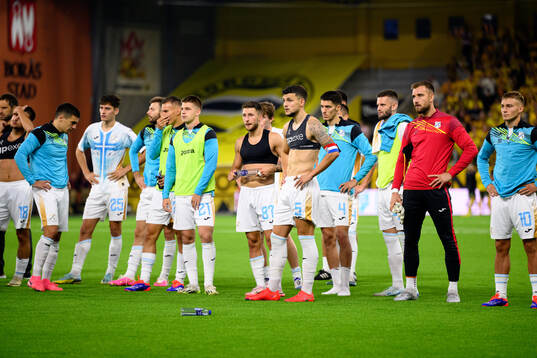 Marco Pasalic and Niko Galesic look dejected