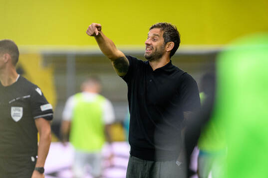 Coach Radomir Dalović of Rijeka