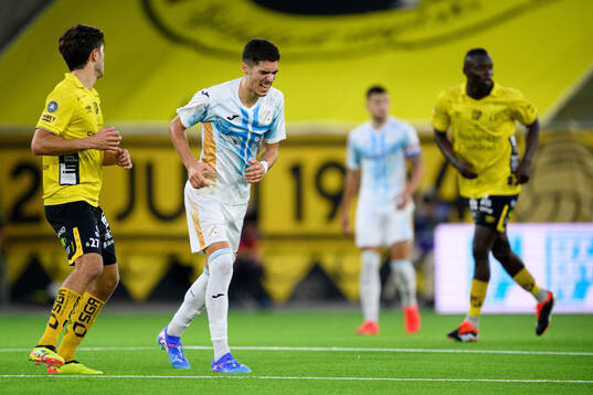 Niko Jankovic of Rijeka looks dejected