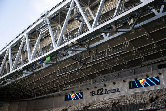 Interior view of Tele2 Arena