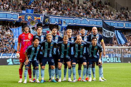 The starting eleven of Djurgården
