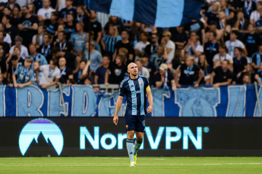 Marcus Danielson of Djurgården looks dejected
