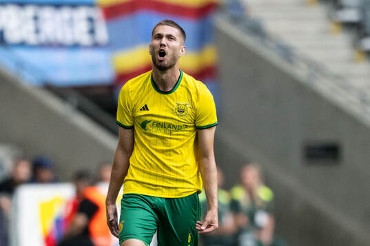 Doni Arifi of Ilves reacts