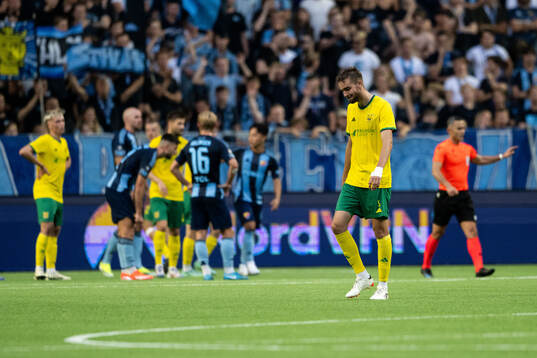 Juhani Pikkarainen of Ilves looks dejected