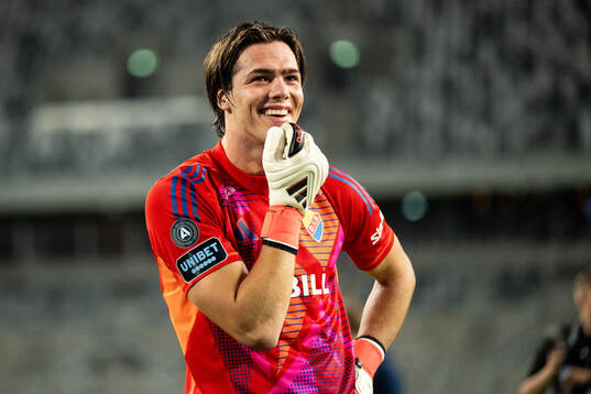 Goalkeeper Jacob Zetterström of Djurgården