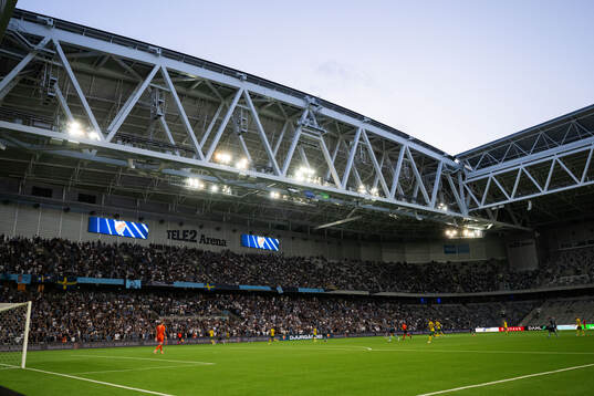 General view of Tele2 Arena