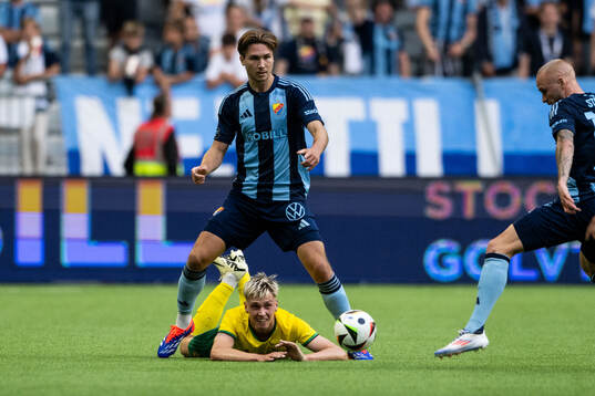 Miro Tenho of Djurgården and Santeri Haarala of Ilves