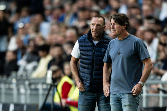 Head coach Kim Bergstrand and head coach Thomas Lagerlöf