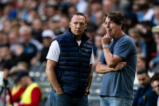 Head coach Kim Bergstrand and head coach Thomas Lagerlöf