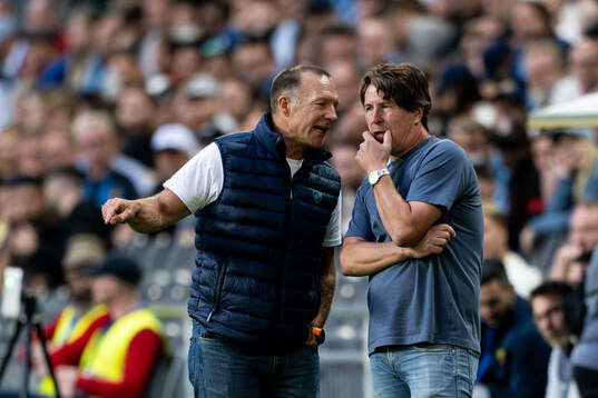 Head coach Kim Bergstrand and head coach Thomas Lagerlöf