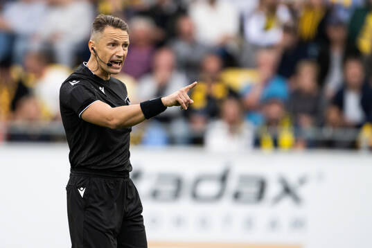 Referee Andris Treimanis