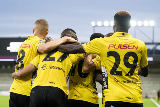 Sebastian Holmen , Besfort Zeneli , Michael Baidoo and