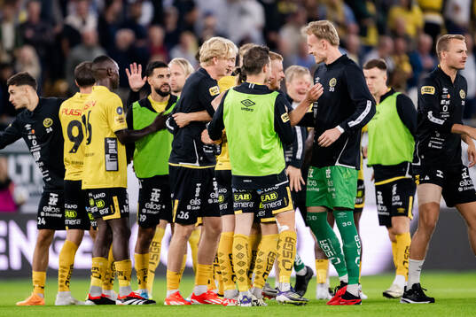 Players of Elfsborg celebrate