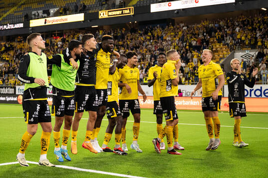 Players of Elfsborg celebrates