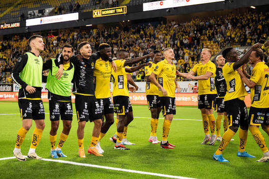 Players of Elfsborg celebrates