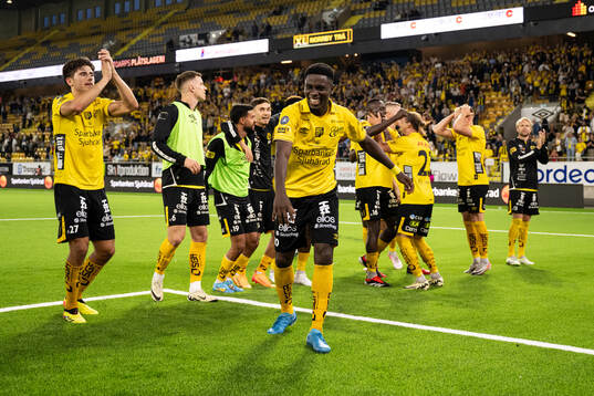 Players of Elfsborg celebrates
