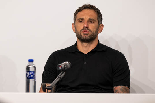 Head coach Radomir Dalović of Rijeka