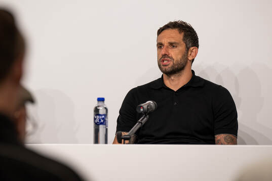 Head coach Radomir Dalović of Rijeka