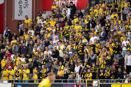 Spectators in the stand