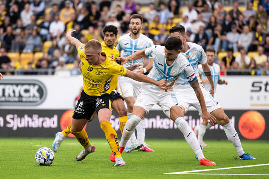 Per Frick of Elfsborg and Niko Galesic of Rijeka