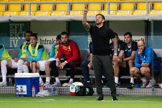 Head coach Radomir Dalović of Rijeka
