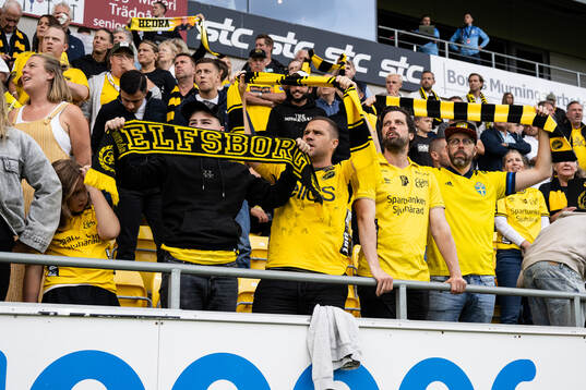 Spectators in the stand