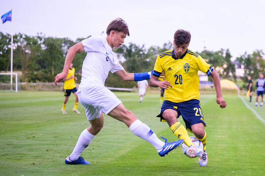 Finlands Samuel Heikari och Sveriges Lowe Wennblad