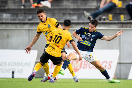 Falkenbergs FFs Oskar Lindberg mot Lund BKs William