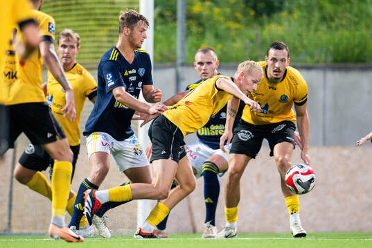 Lund BKs Jakob Andersson och Falkenbergs FFs Noel Hansson