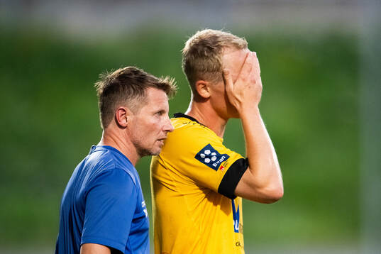 Lund BKs tränare Jussi Kontinen och André Kamp