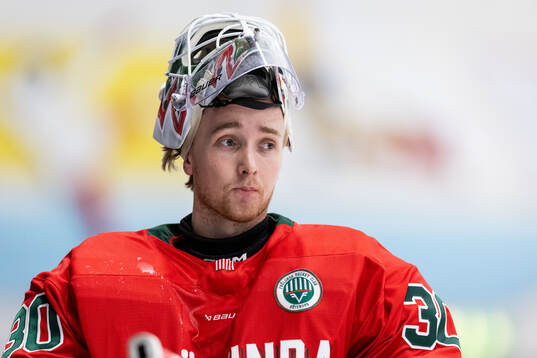 Frölundas målvakt Tobias Normann