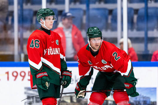 Frölundas Dominik Egli och Christian Folin