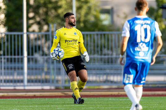Utsiktens målvakt Elias Hadaya