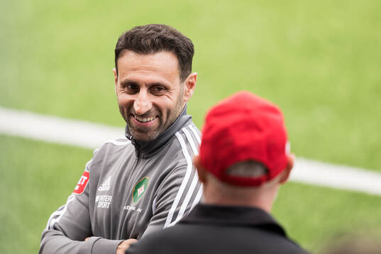 Skövde AIKs tränare Charbel Abraham