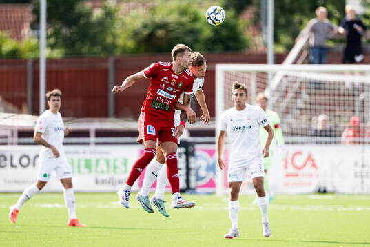 Skövde AIKs Stefan Ljubicic och Helsingborgs Lukas