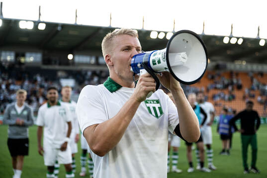 Västerås Simon Johansson jublar