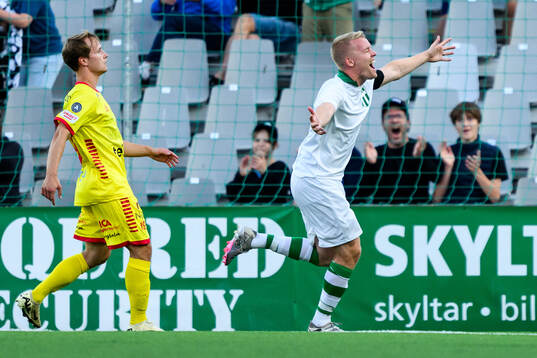 Västerås Simon Johansson jublar