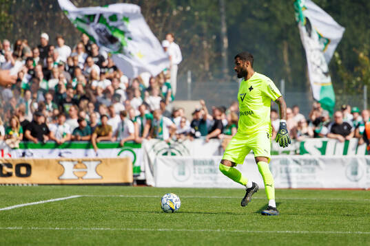 Värnamos målvakt Jonathan Ursin Rasheed