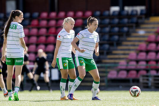 Hammarbys Stina Lennartsson och Emma Westin
