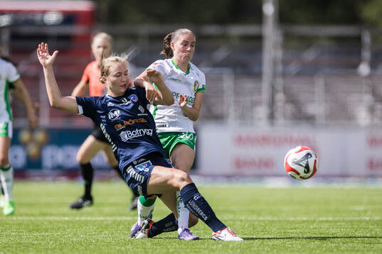 Linköpings Noor Hoelsbrekken Eckhoff och Hammarbys Smilla