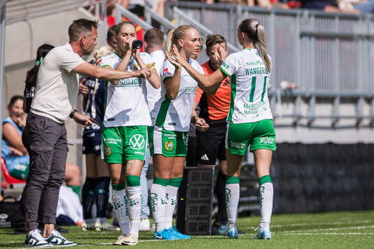 Hammarbys Cathinka Tandberg och Ellen Wangerheim