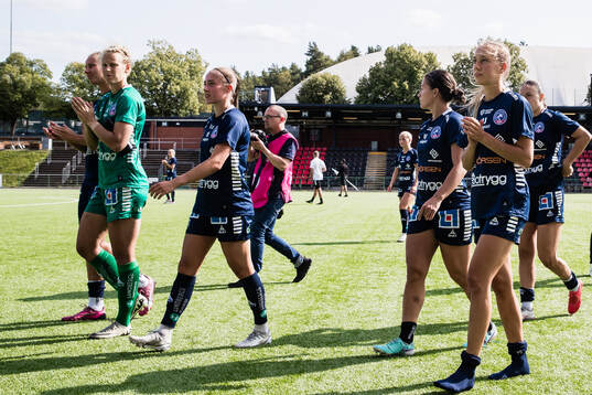 Linköpings Sara Eriksson deppar med lagkamrater