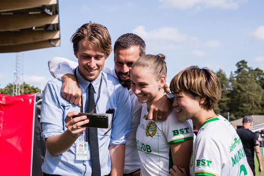 Hammarbys tekniske chef Adrian von Heijne, sportchef Johan