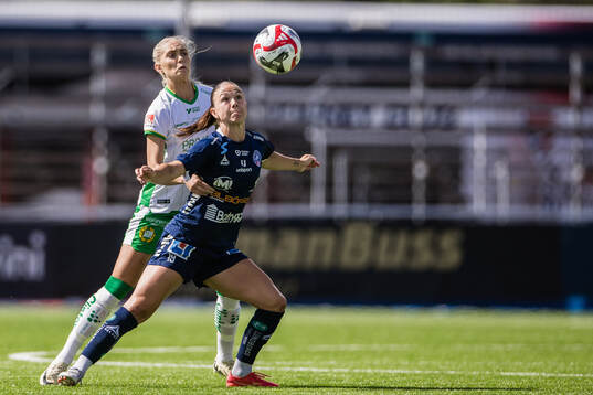 under fotbollsmatchen i Damallsvenskan mellan Hammarby och