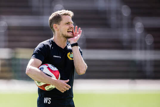 Hammarbys assisterande tränare William Strömberg