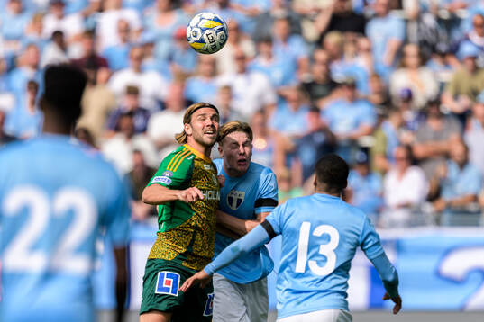 IFK Norrköpings Christoffer Nyman och Malmö FFs Nils