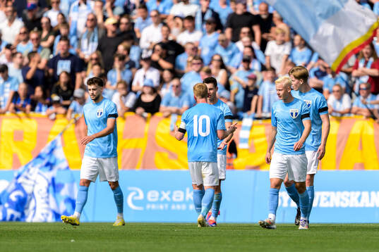 Malmö FFs Colin Rösler, Anders Christiansen, Otto