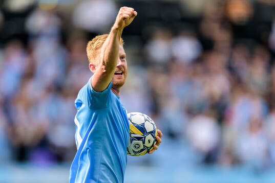 Malmö FFs Anders Christiansen jublar